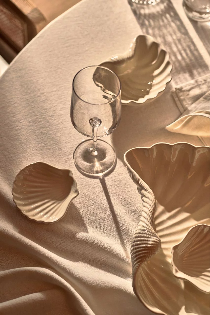 vaisselle coquille st jacques nouvelle collection H&M Home