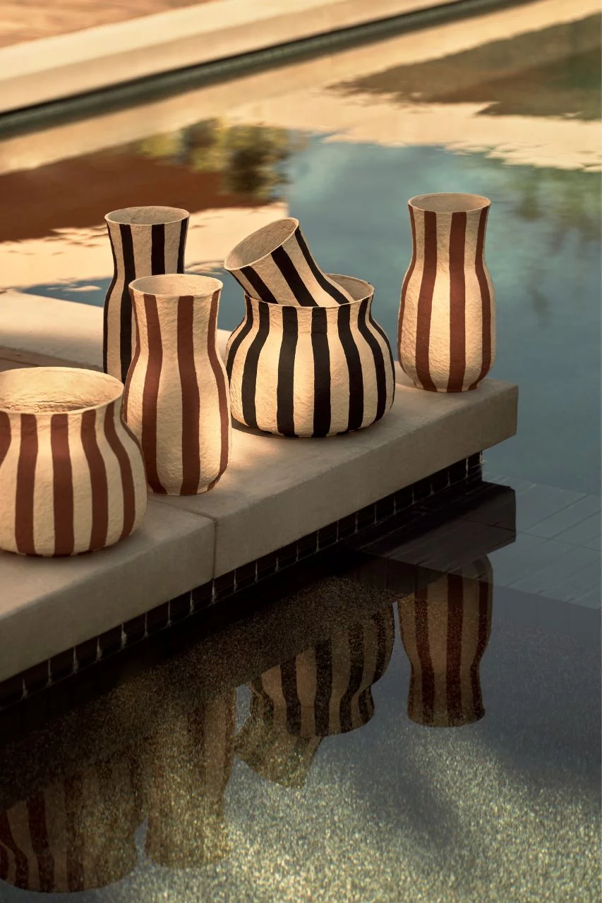 poteries à rayures nouvelle collection H&M Home