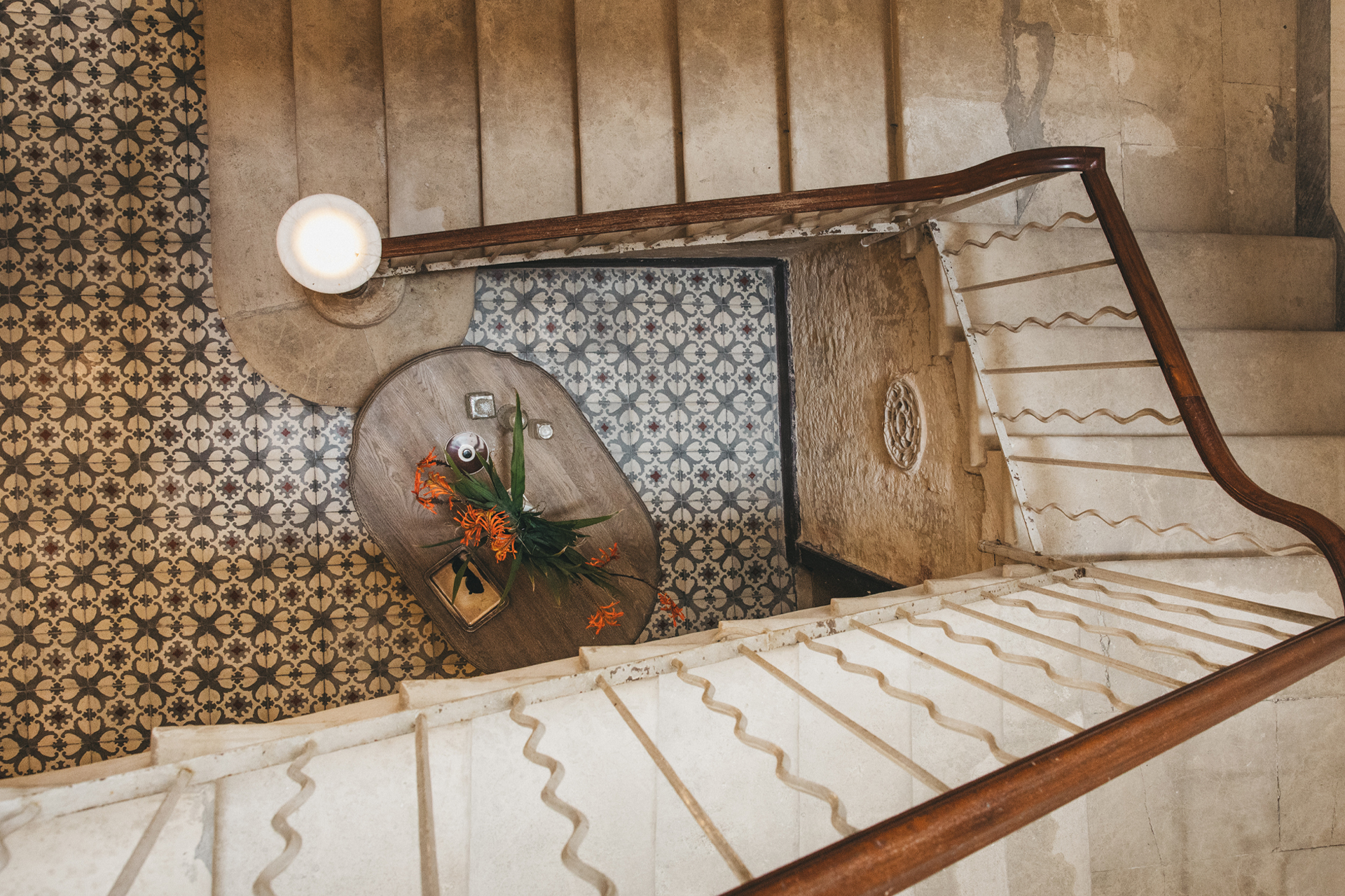 escalier en pierre Joia House