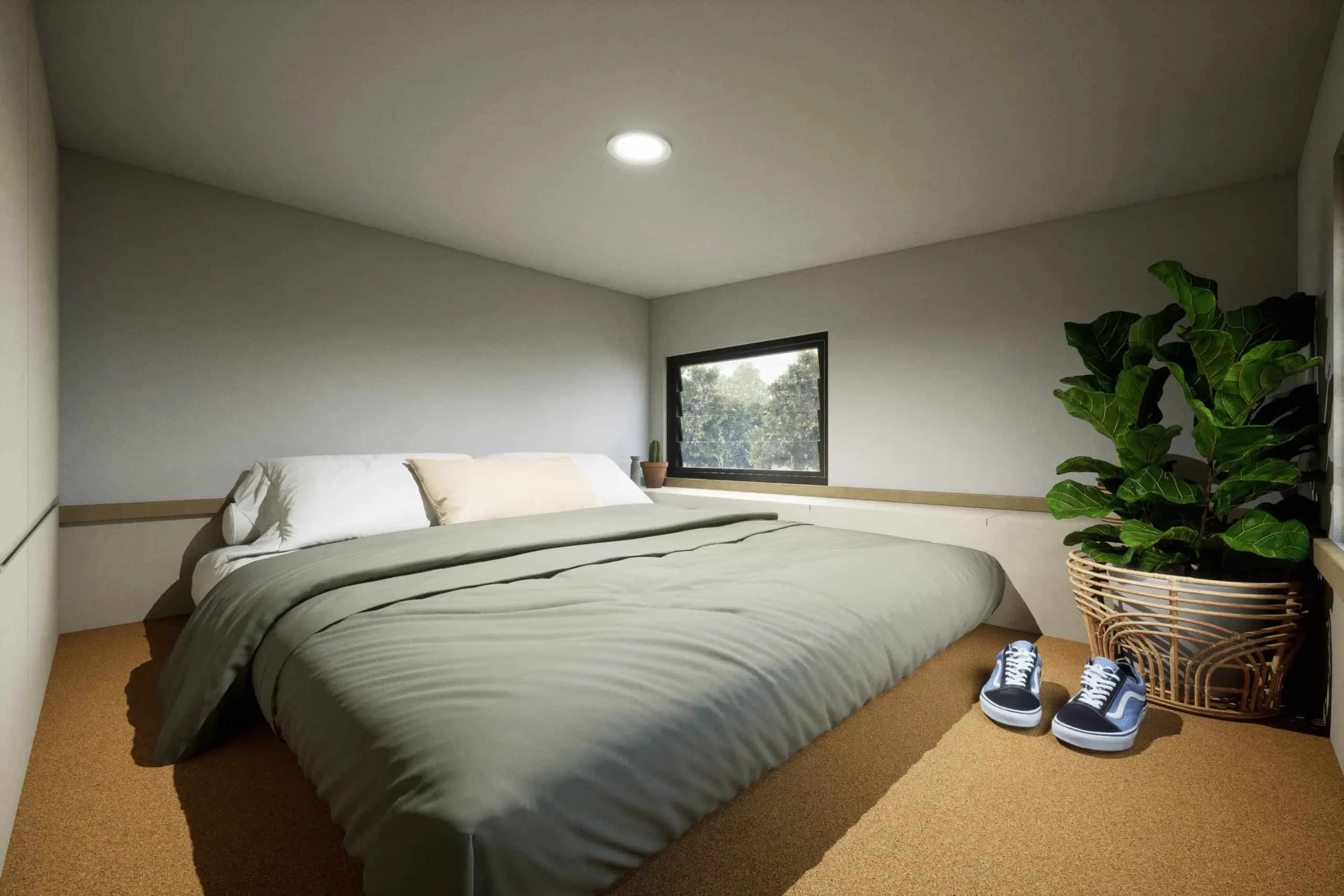 chambre loft petite maison mobile