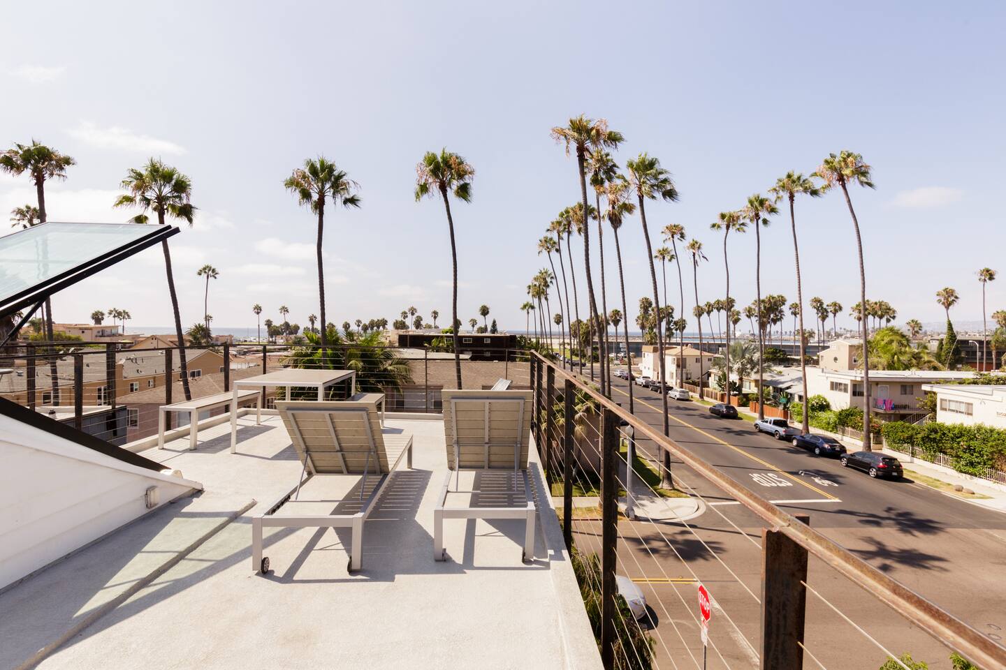 terrasse sur le toit vue océan Pacifique maison San Diego terrasse sur le toit vue océan Pacifique maison San Diego