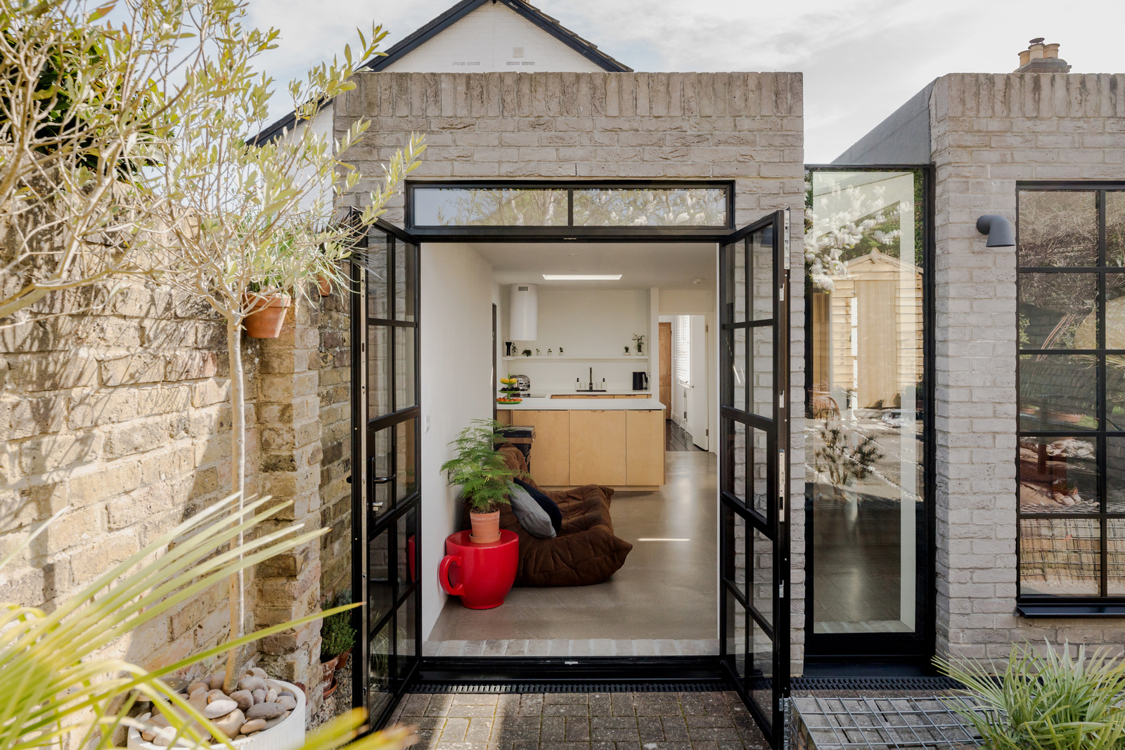 maison de ville 81m2 agrandie sur jardin