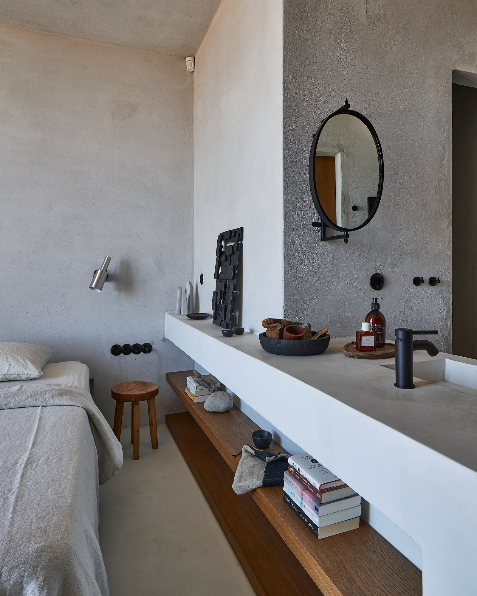 chambre avec salle de bain Metochi Lodge