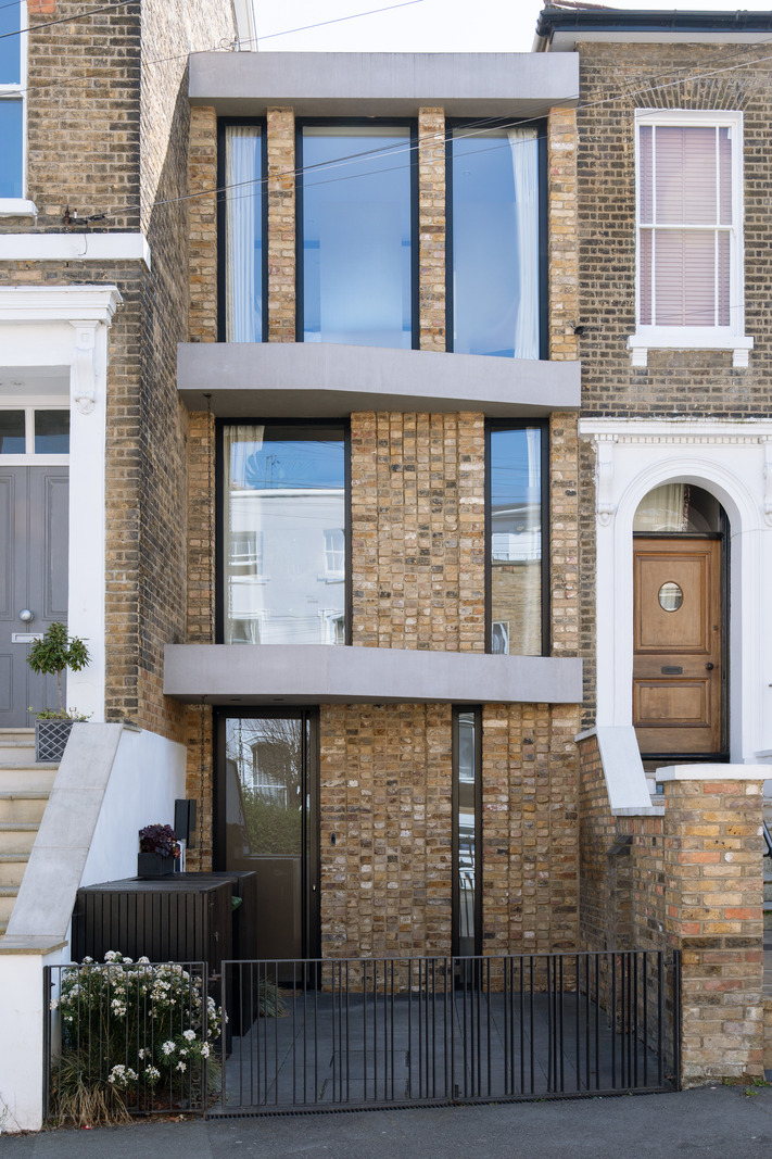 maison de ville façade étroite Londres