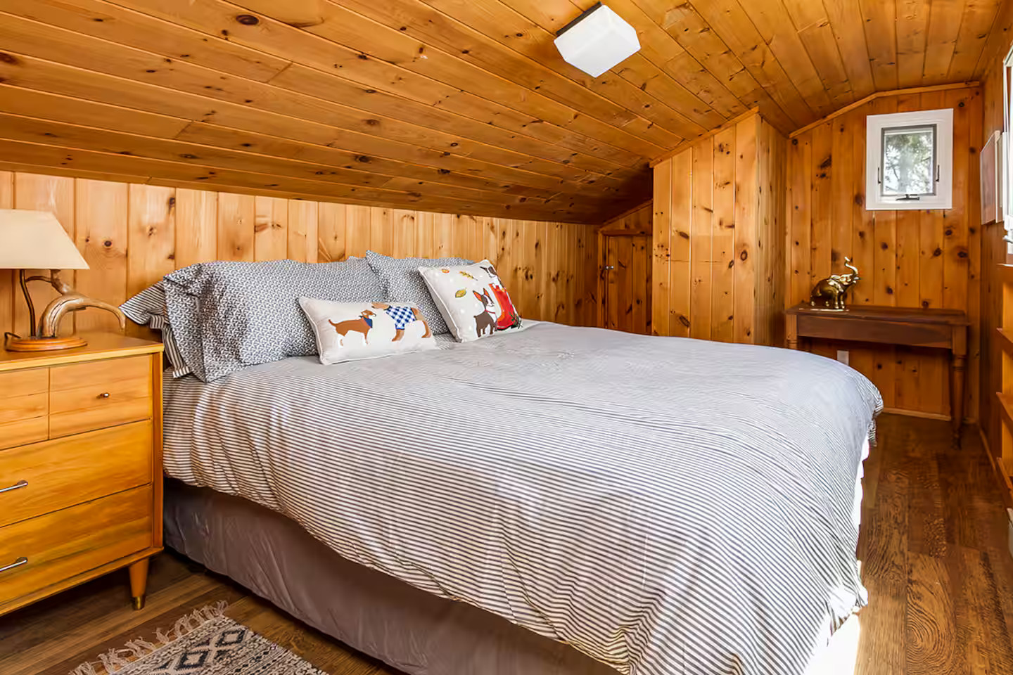 chambre maison Lutsen vue Lac Supérieur