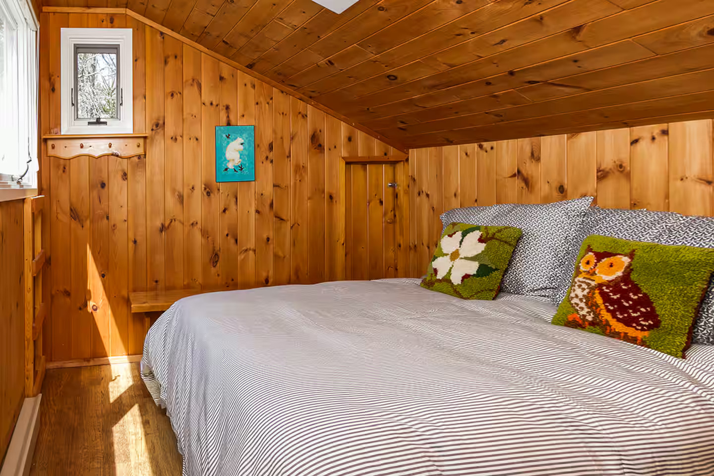 chambre maison Lutsen vue Lac Supérieur