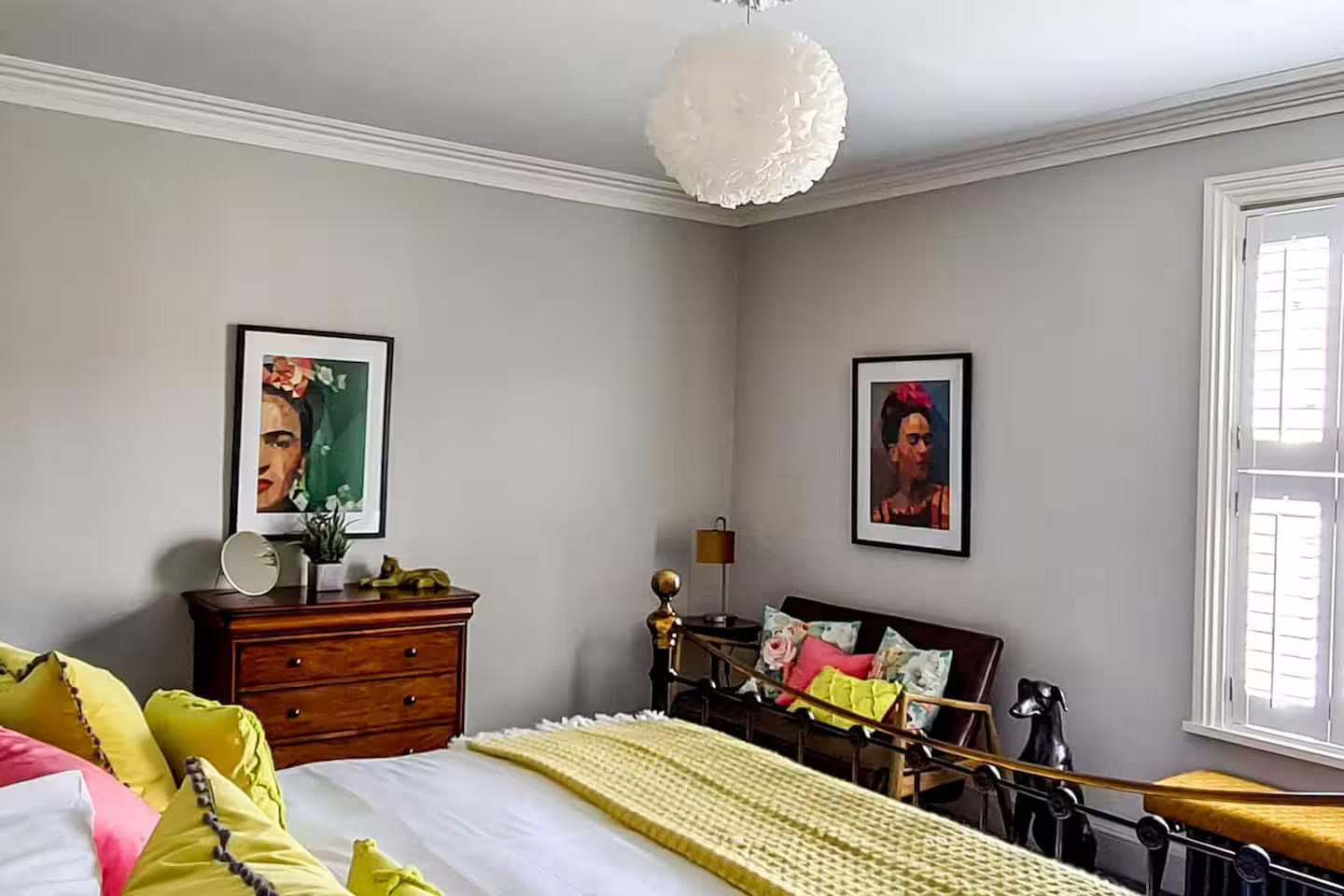 chambre décoration campagne chic