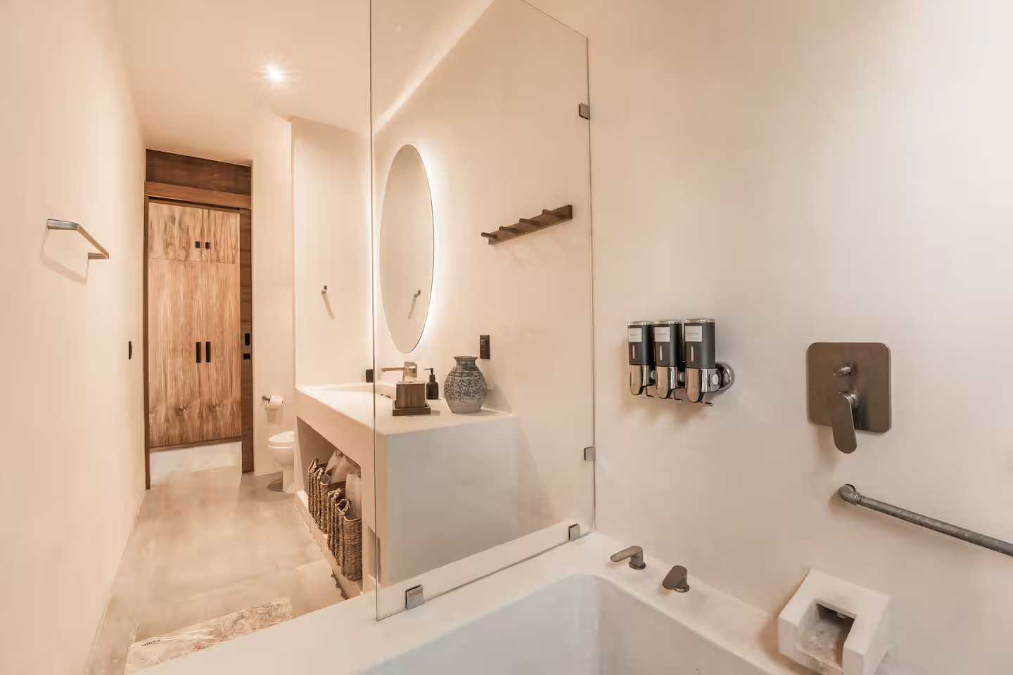 salle de bain villa Meka Mexique