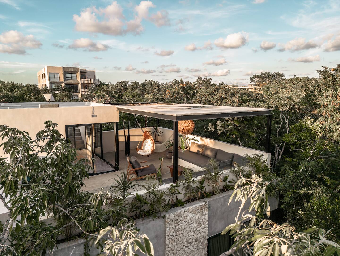 terrasse villa Meka Mexique