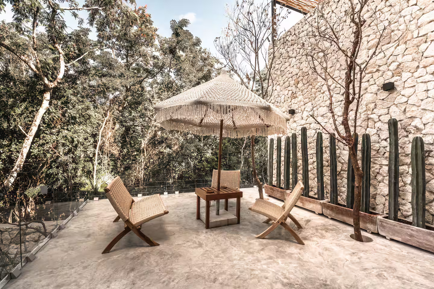 terrasse villa Meka Mexique