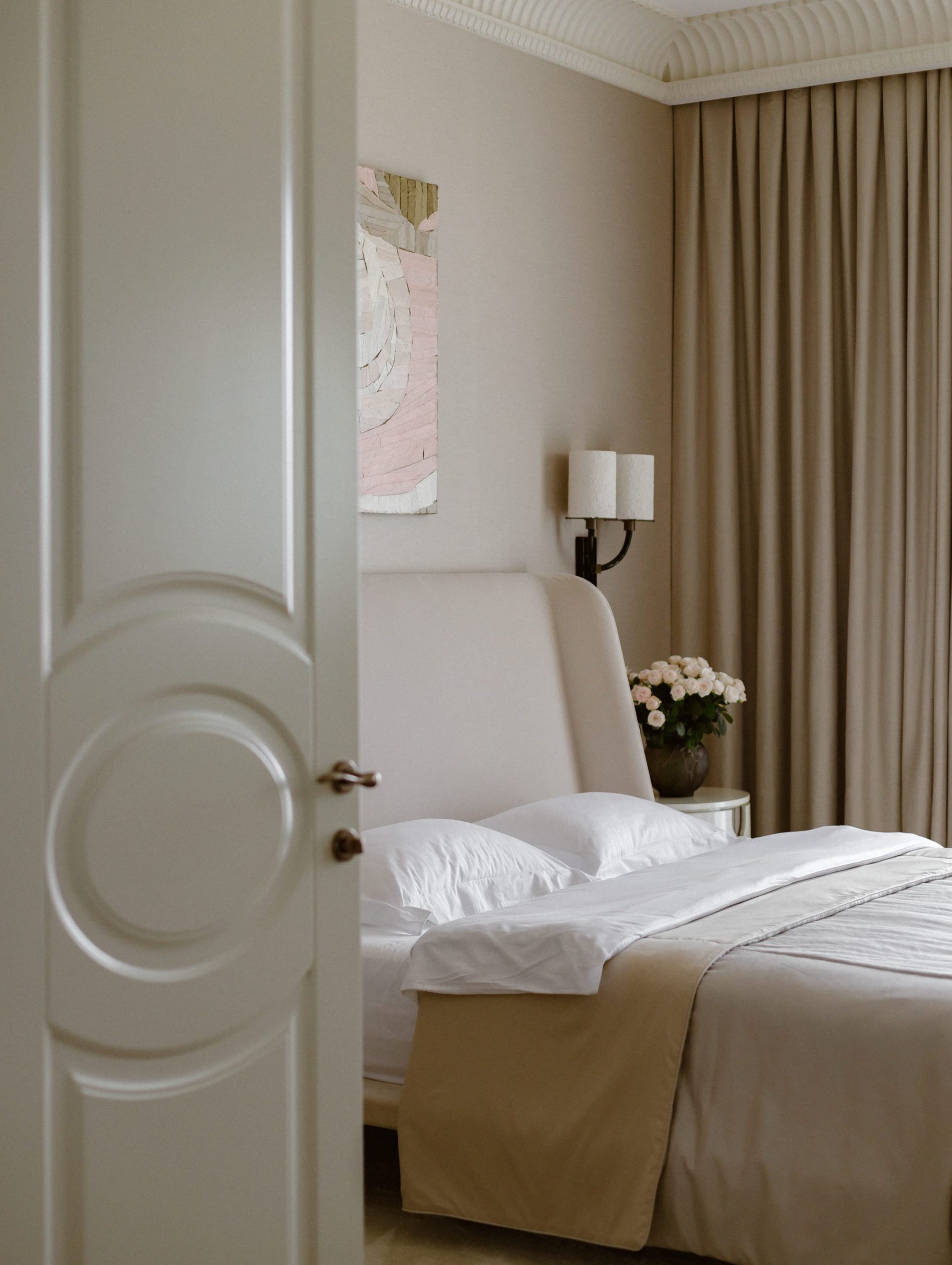 chambre décoration classique chic beige