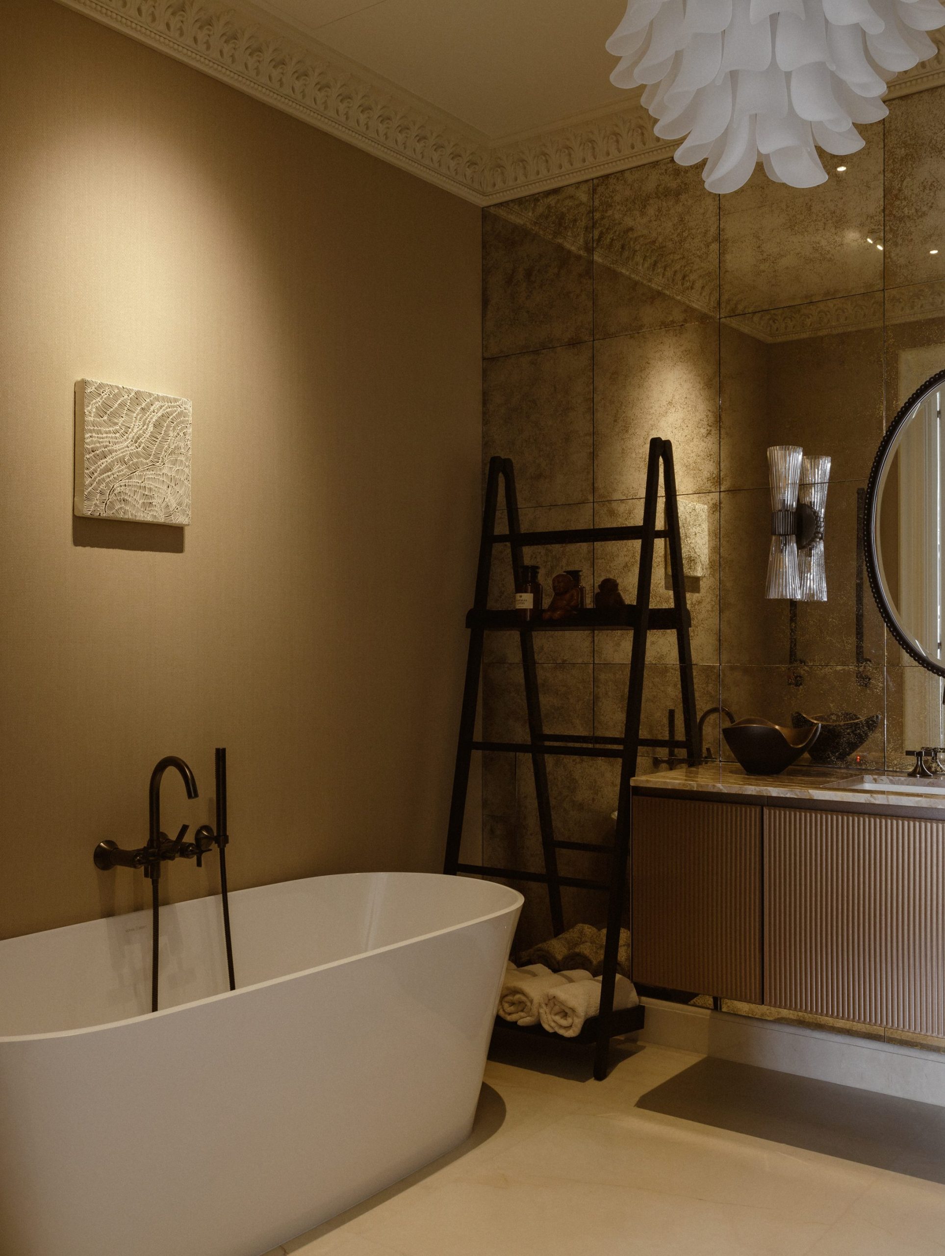 salle de bain beige