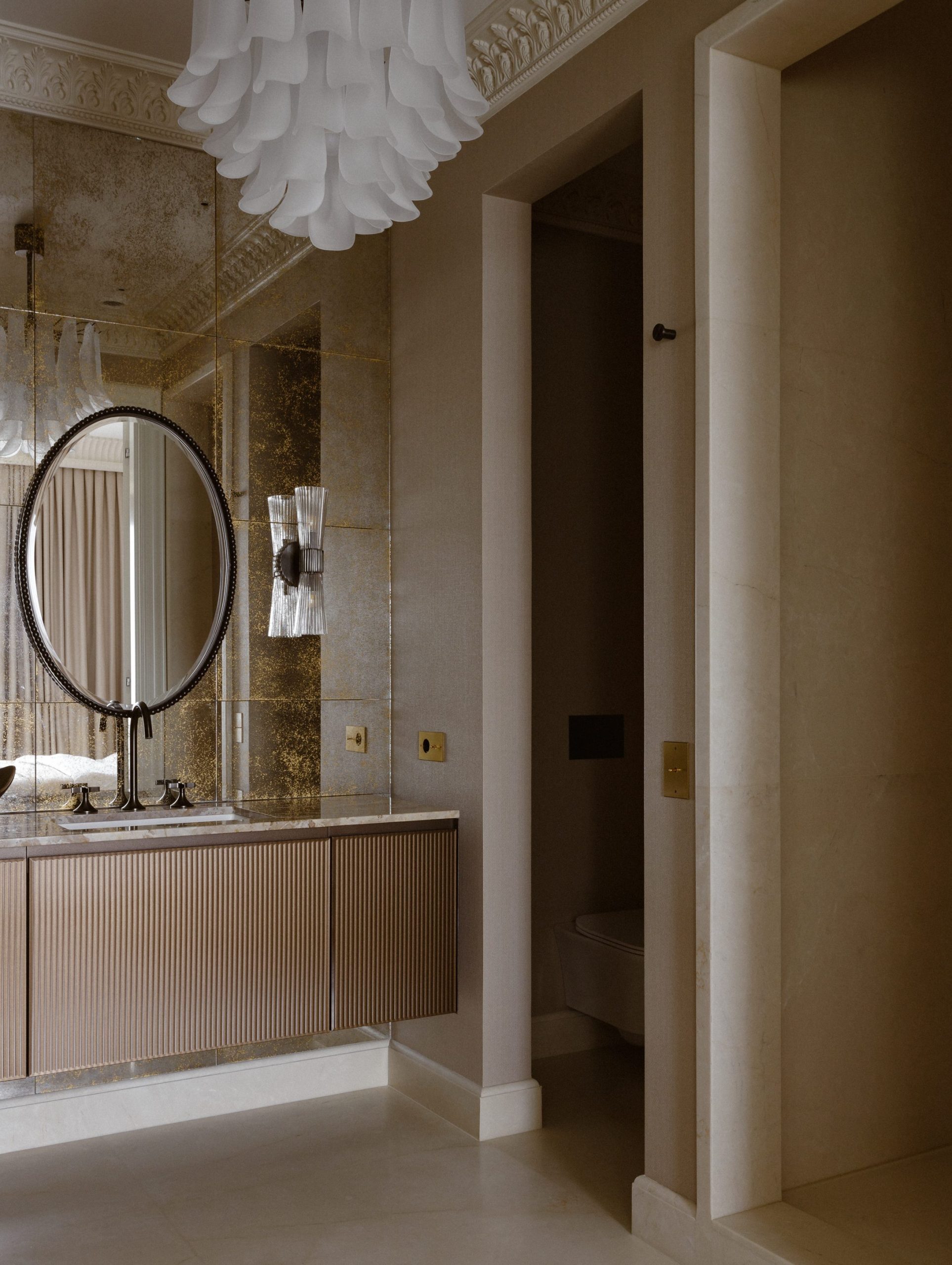 salle de bain beige