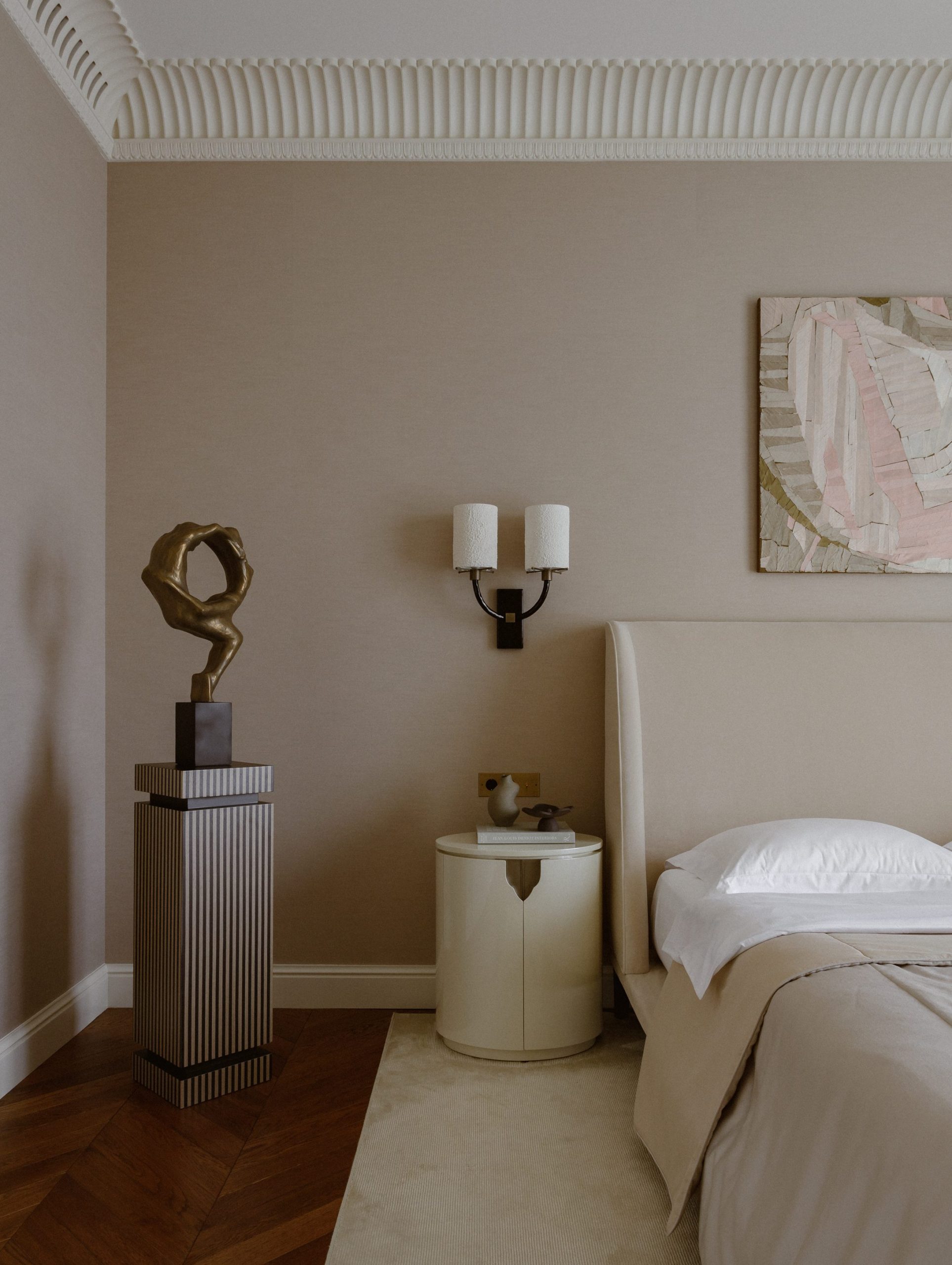 chambre décoration classique chic beige