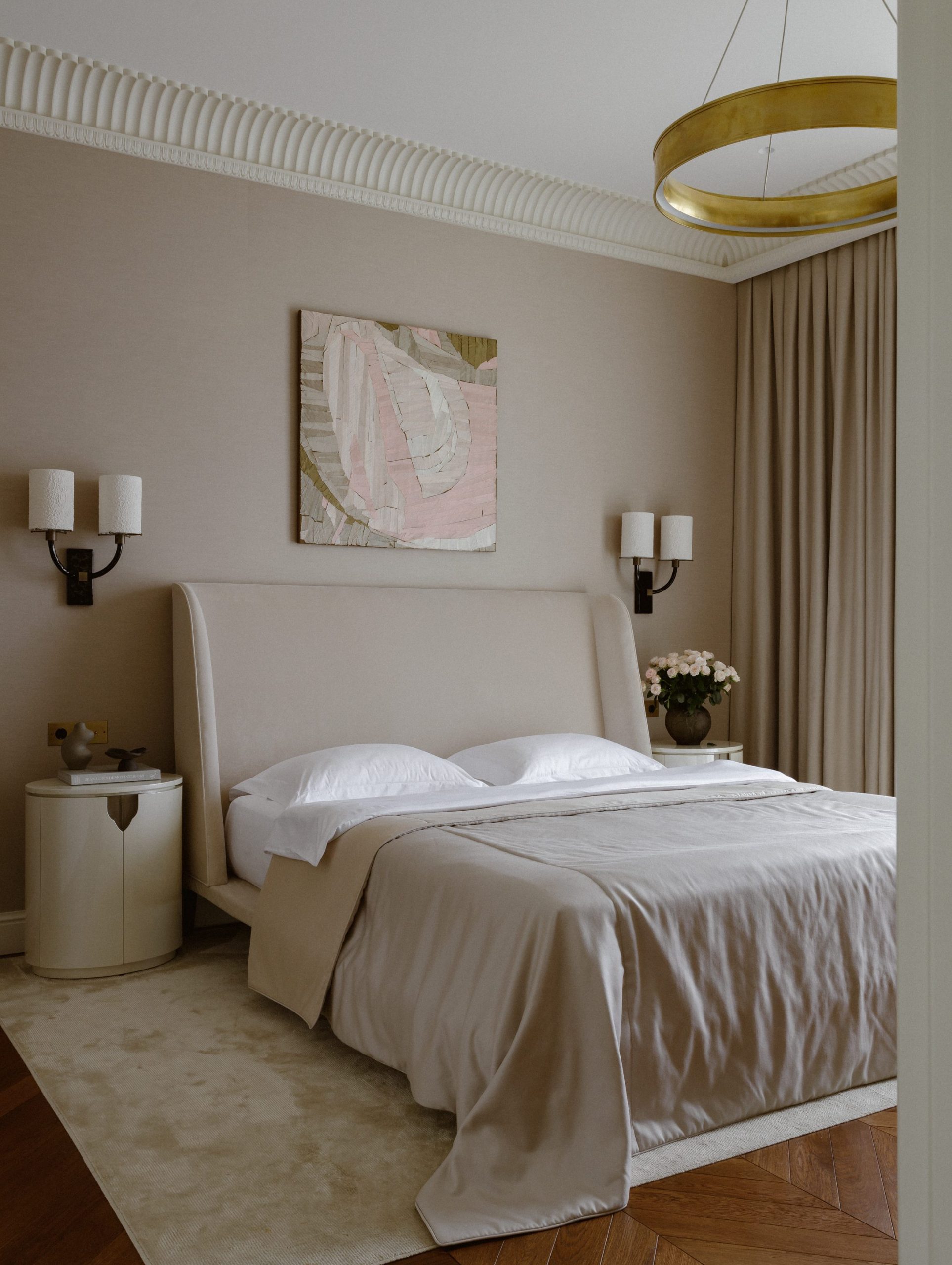 chambre décoration classique chic beige