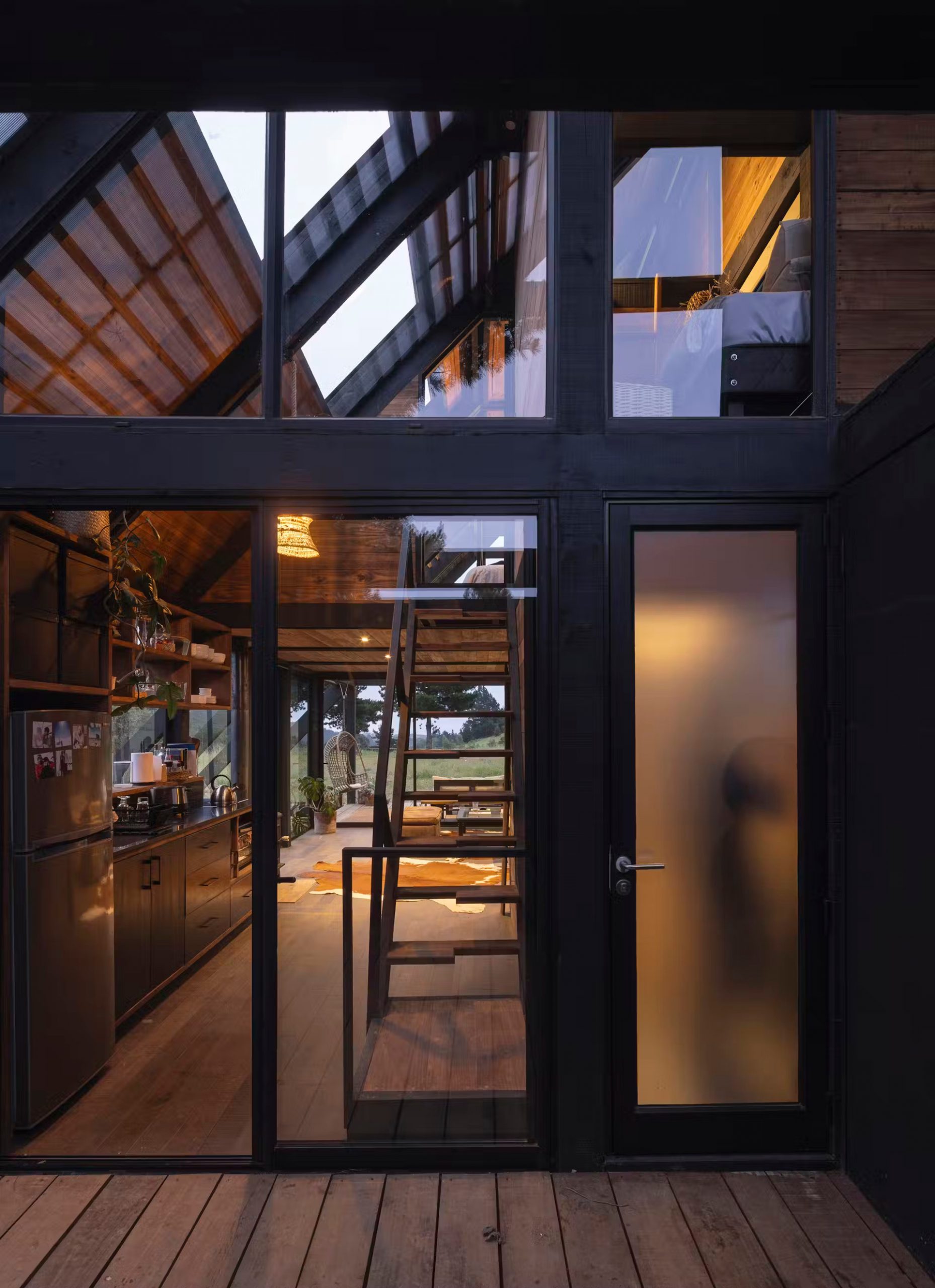 entrée Refugio 45 par Gonzalo Rufin Arquitectos