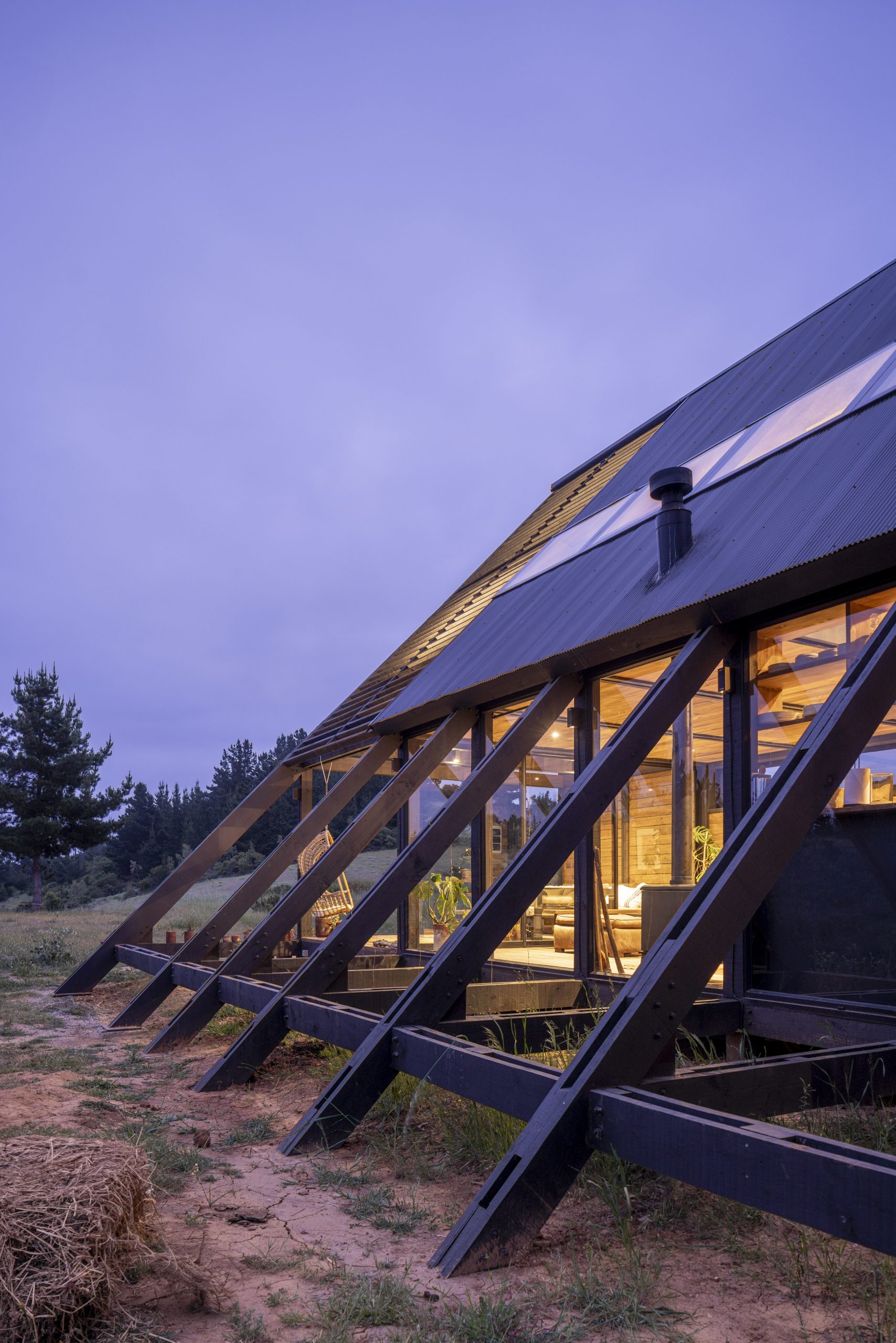 maison contemporaine 80m2 Refugio 45 par Gonzalo Rufin Arquitectos