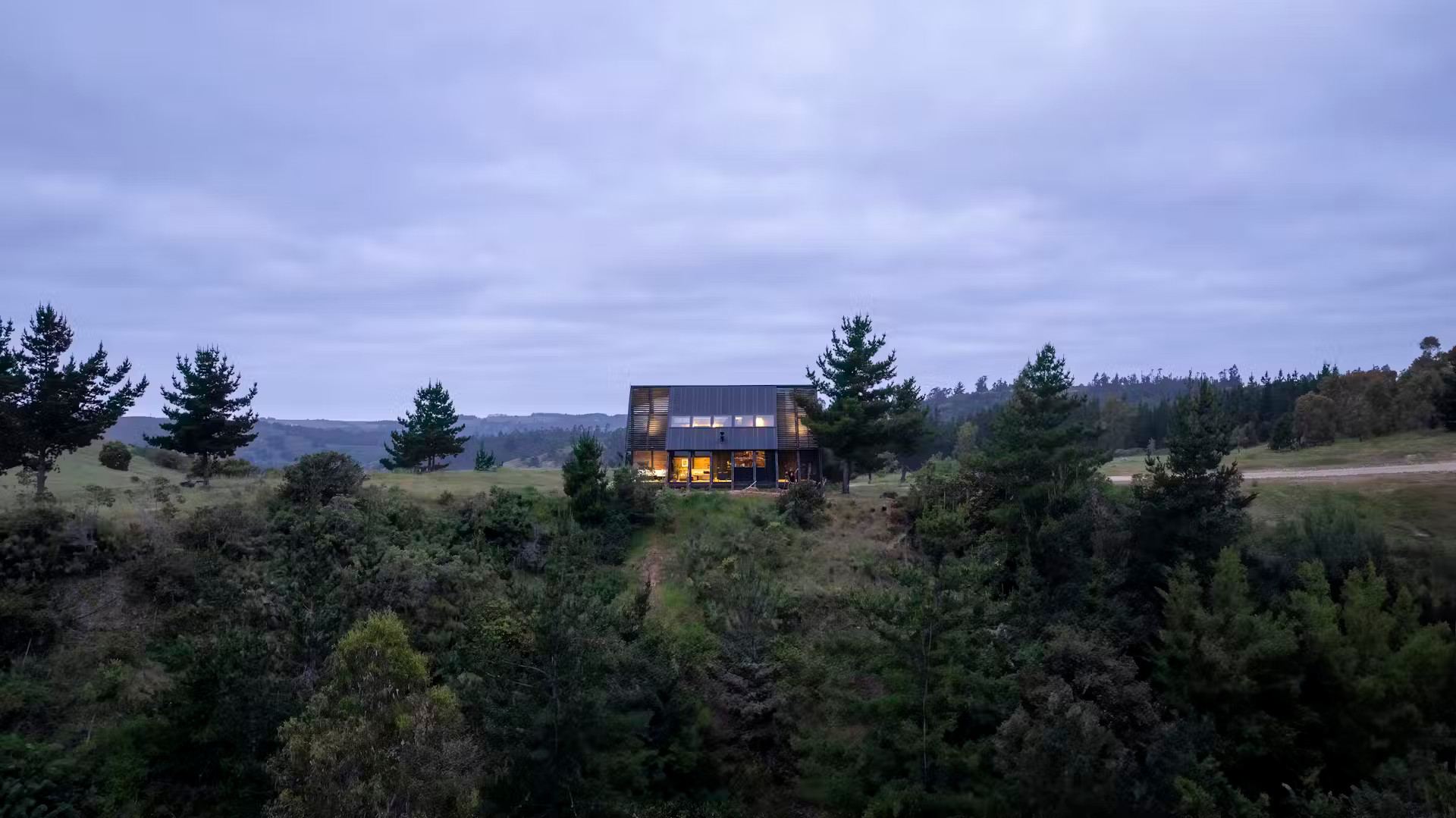 maison contemporaine 80m2 Refugio 45 par Gonzalo Rufin Arquitectos