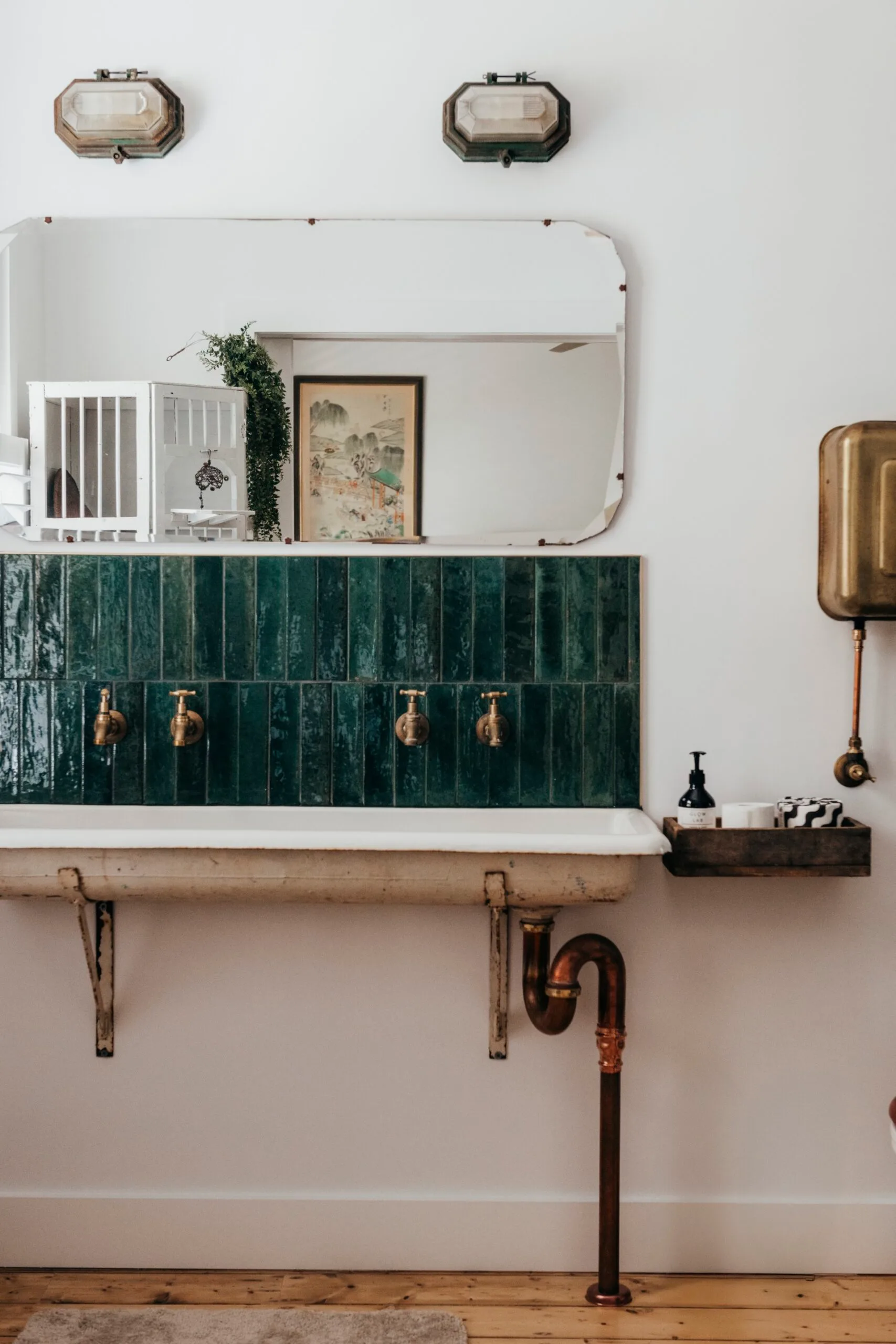 salle de bain décoration vintage