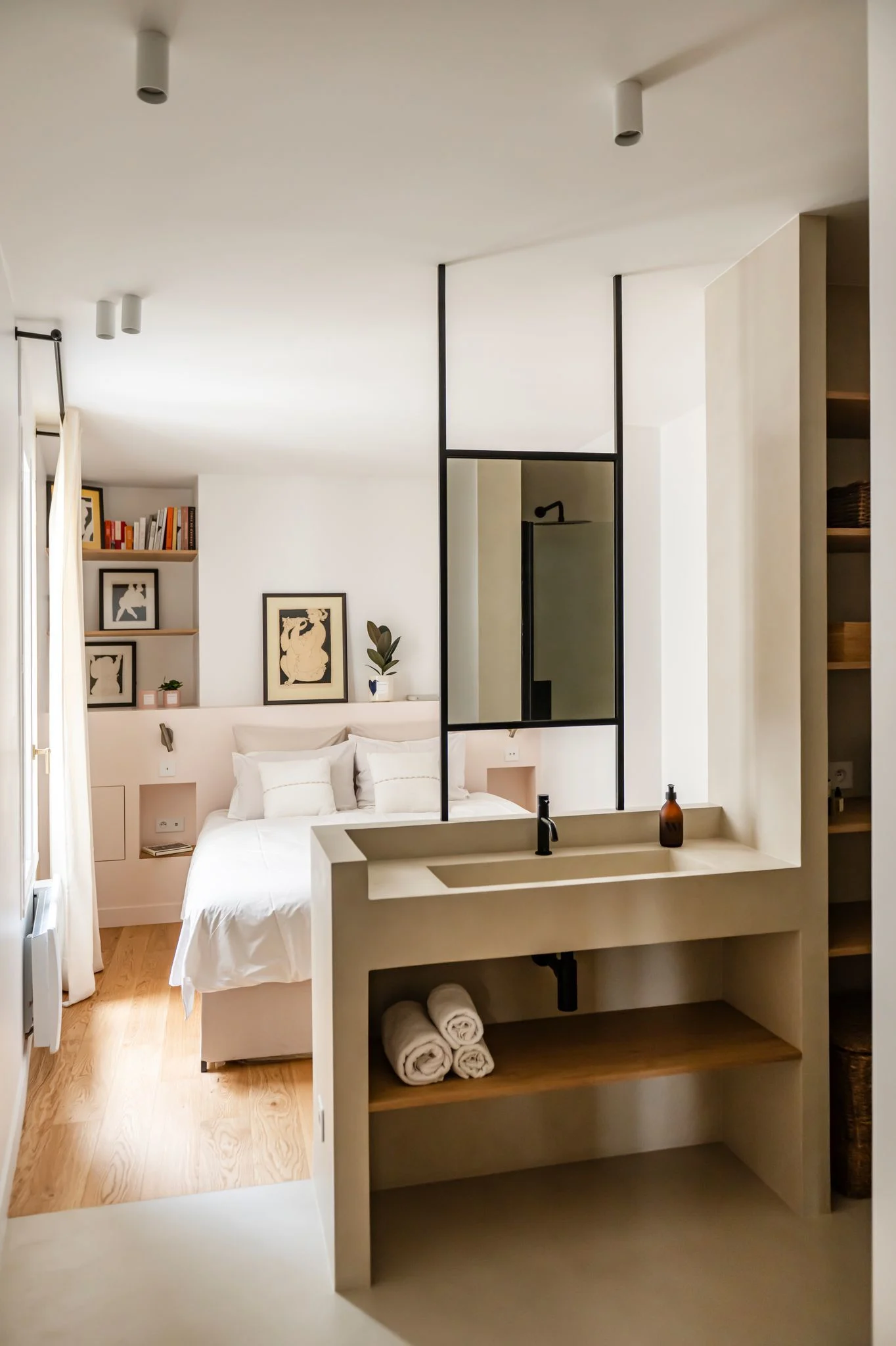 chambre avec salle de bain décoration contemporaine chambre avec salle de bain décoration contemporaine