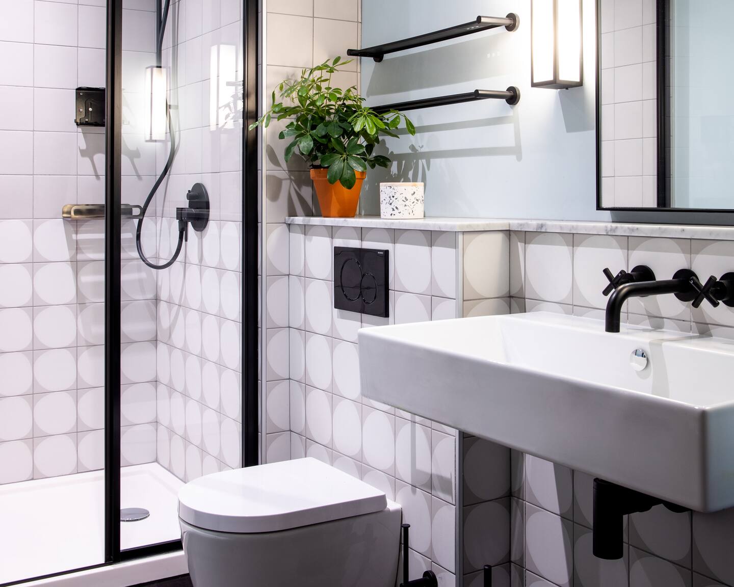 salle de bain studio 29m2 décoration design