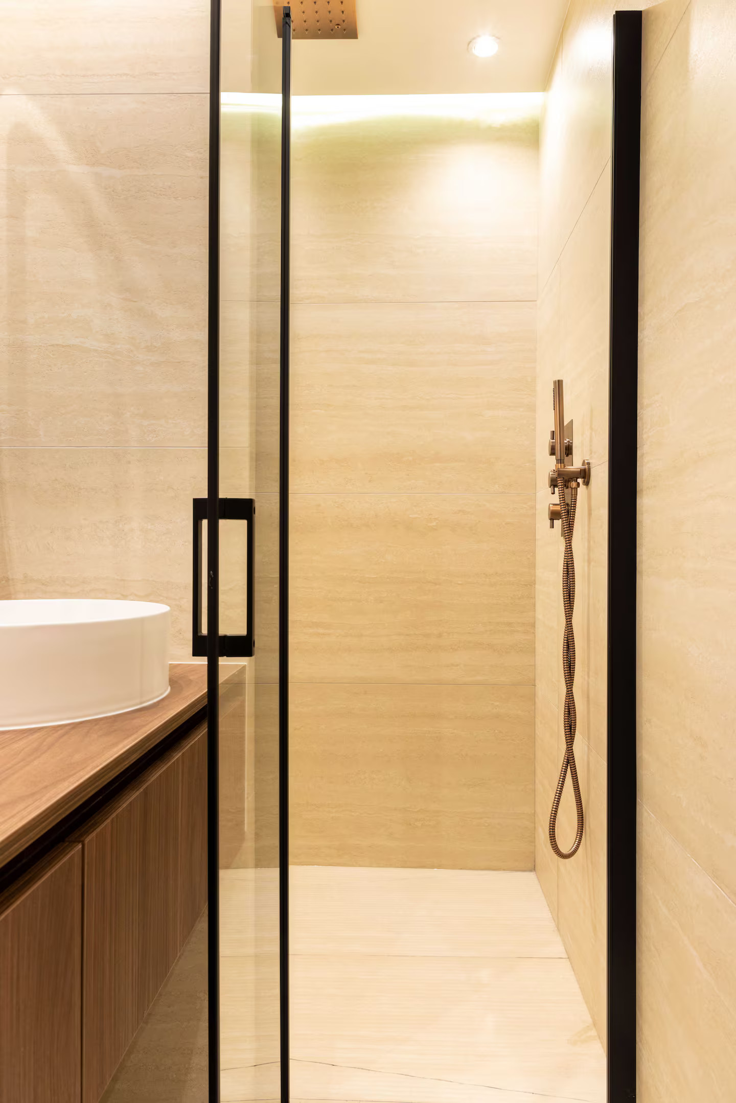 salle de bain décoration contemporaine studio Paris 32m2 salle de bain décoration contemporaine studio Paris 32m2