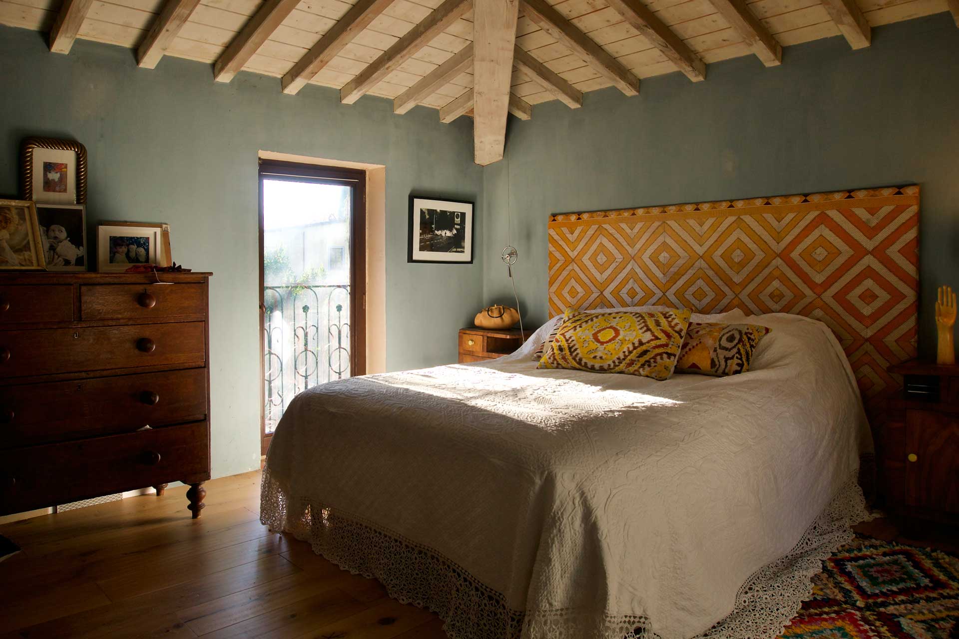 chambre avec poutres Il Fienile