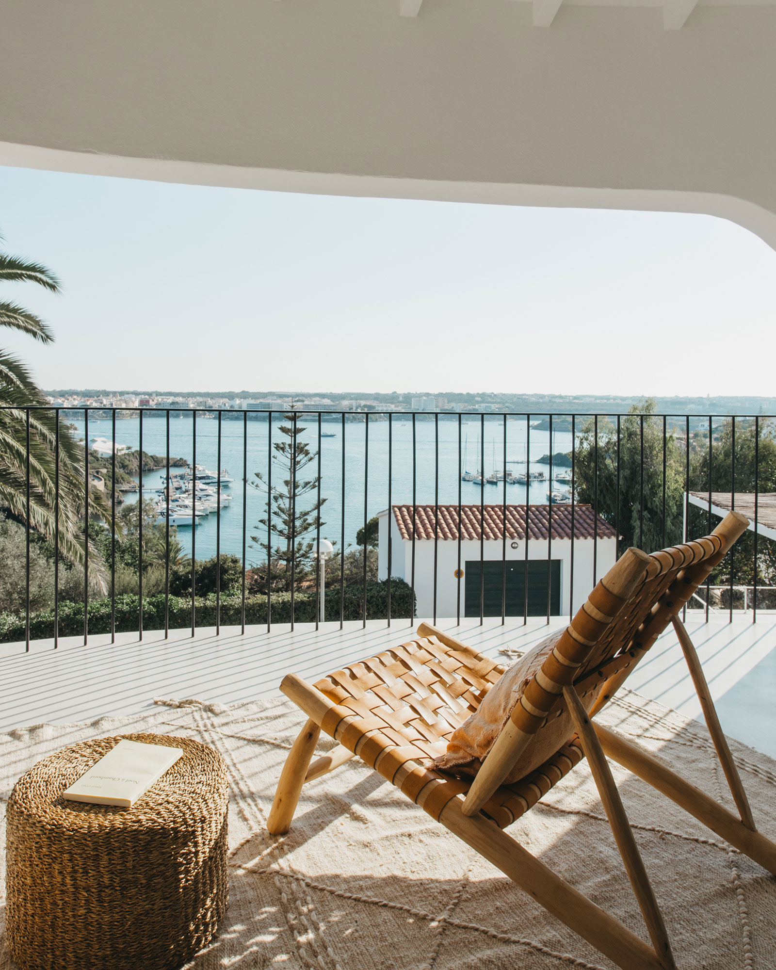 terrasse vue mer maison Minorque