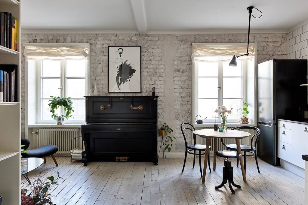 salon et cuisine appartement 46m2