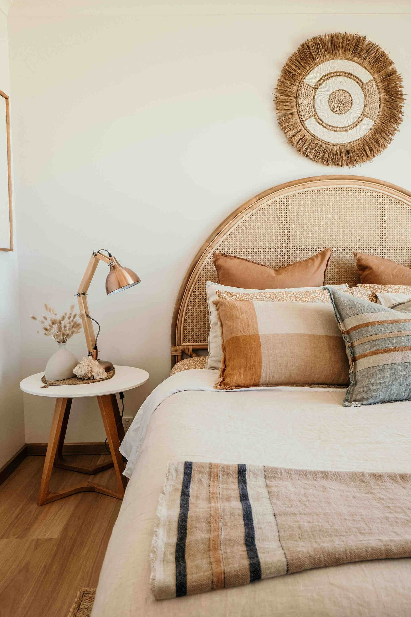 chambre décoration naturelle maison de plage