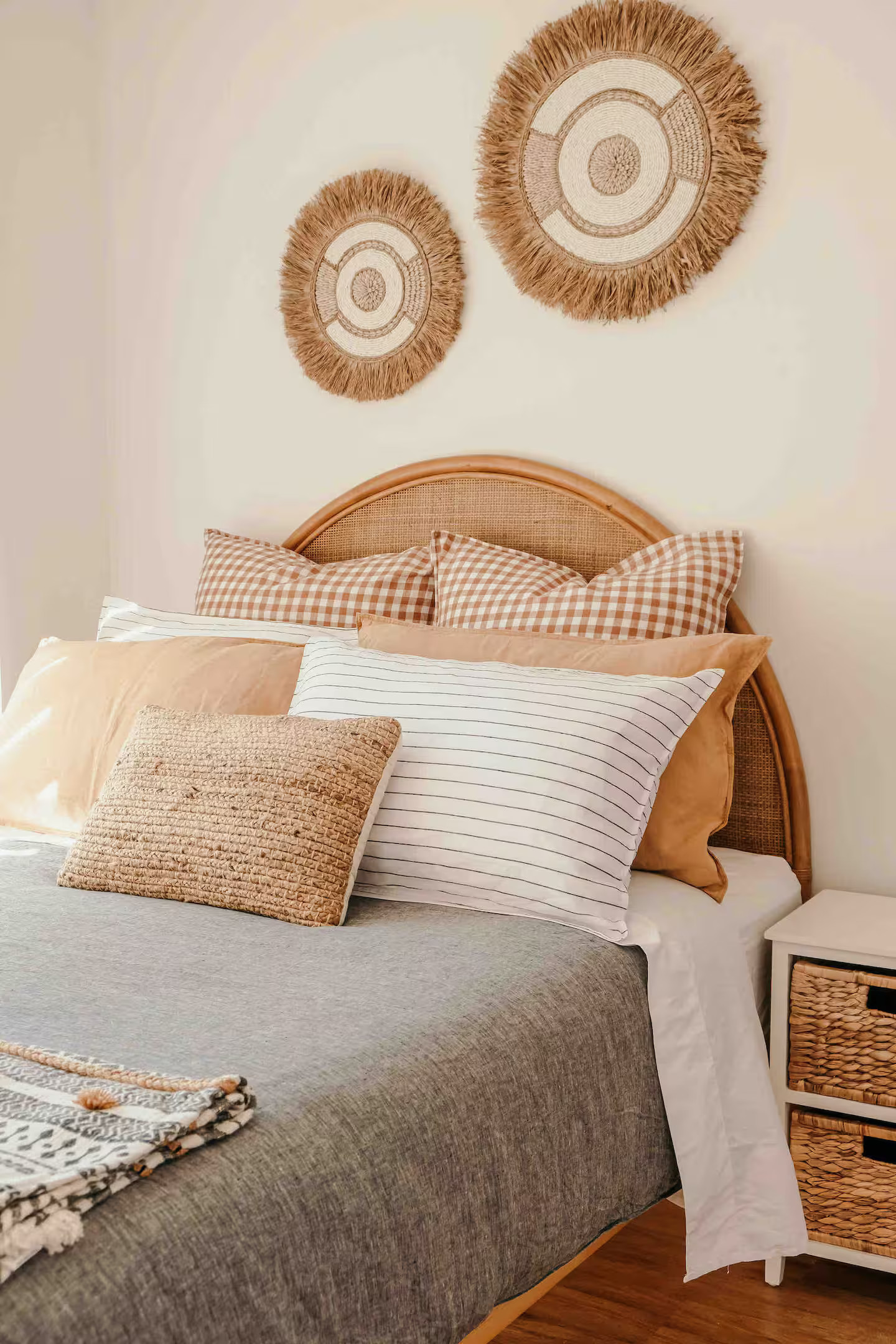 chambre décoration naturelle maison de plage