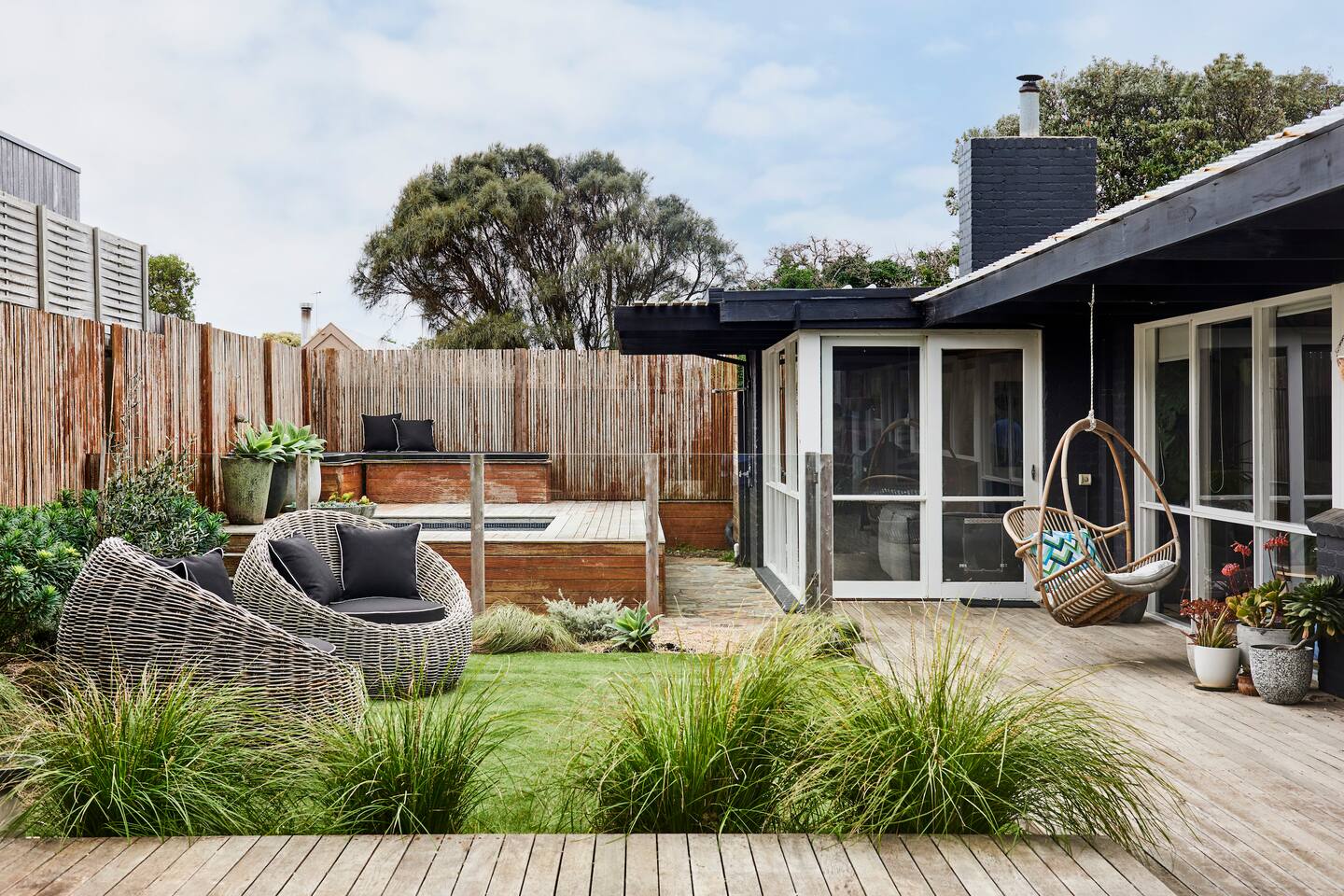 jardin avec bassin 100 Steps Beach House Australie jardin avec bassin 100 Steps Beach House Australie
