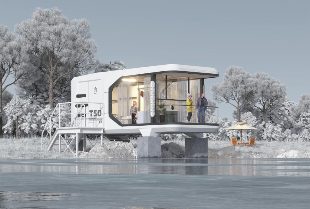 petite maison capsule préfabriquée petite maison capsule préfabriquée
