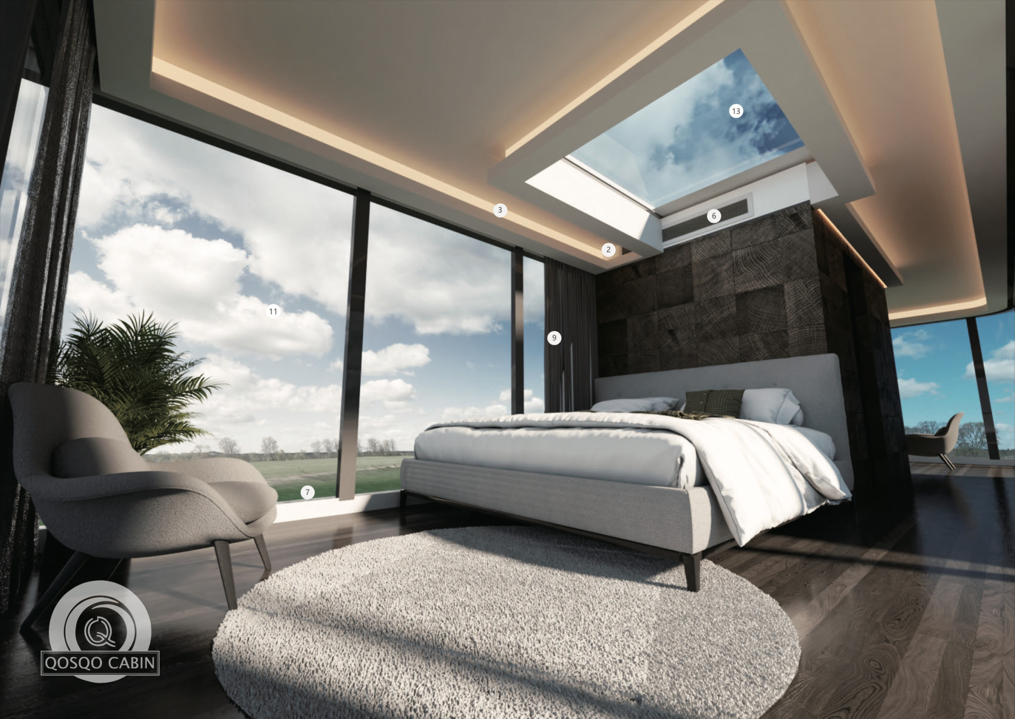 chambre design avec baies vitrées chambre design avec baies vitrées