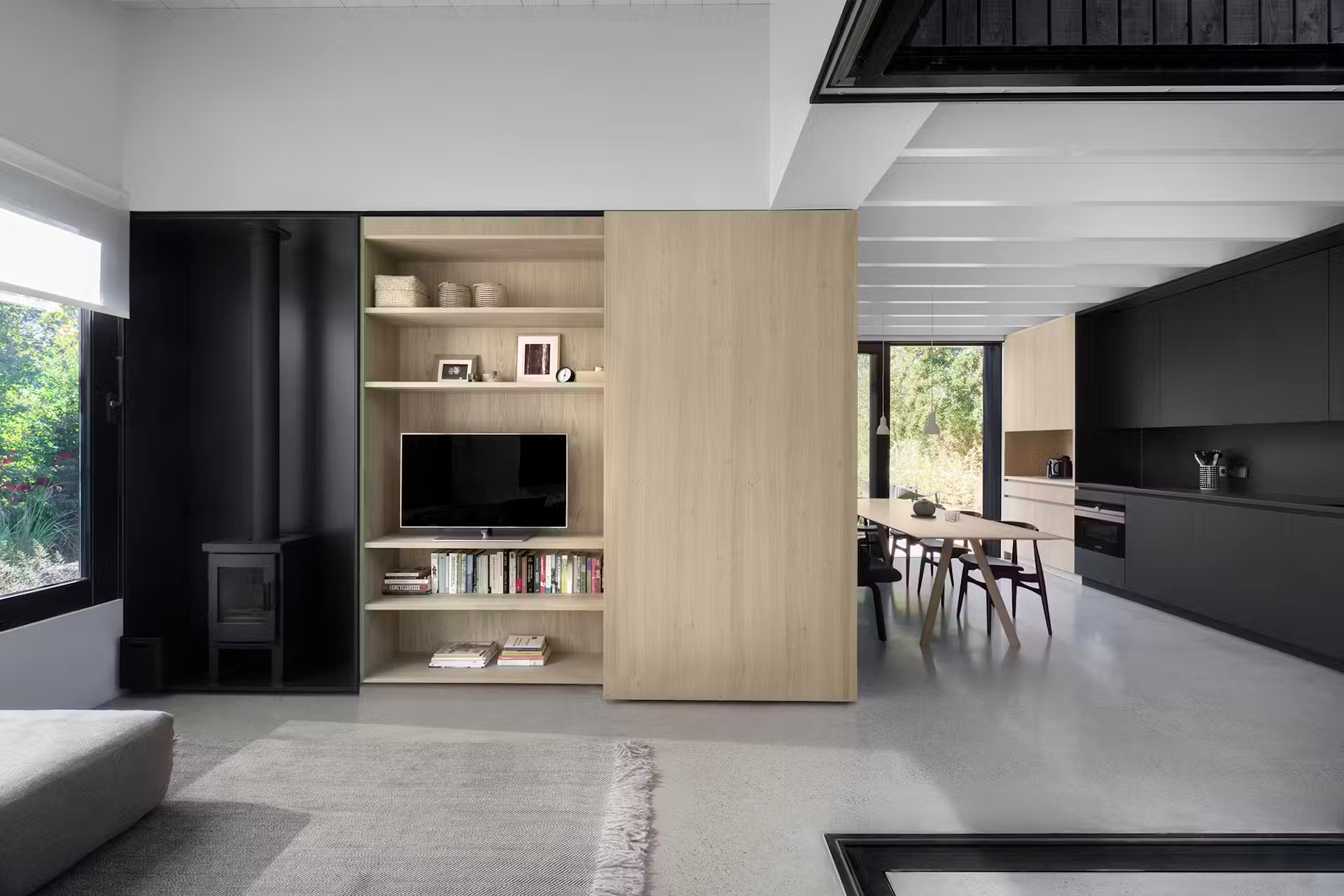 salon et cuisine petite maison Câpsula par i29 Architects salon et cuisine petite maison Câpsula par i29 Architects