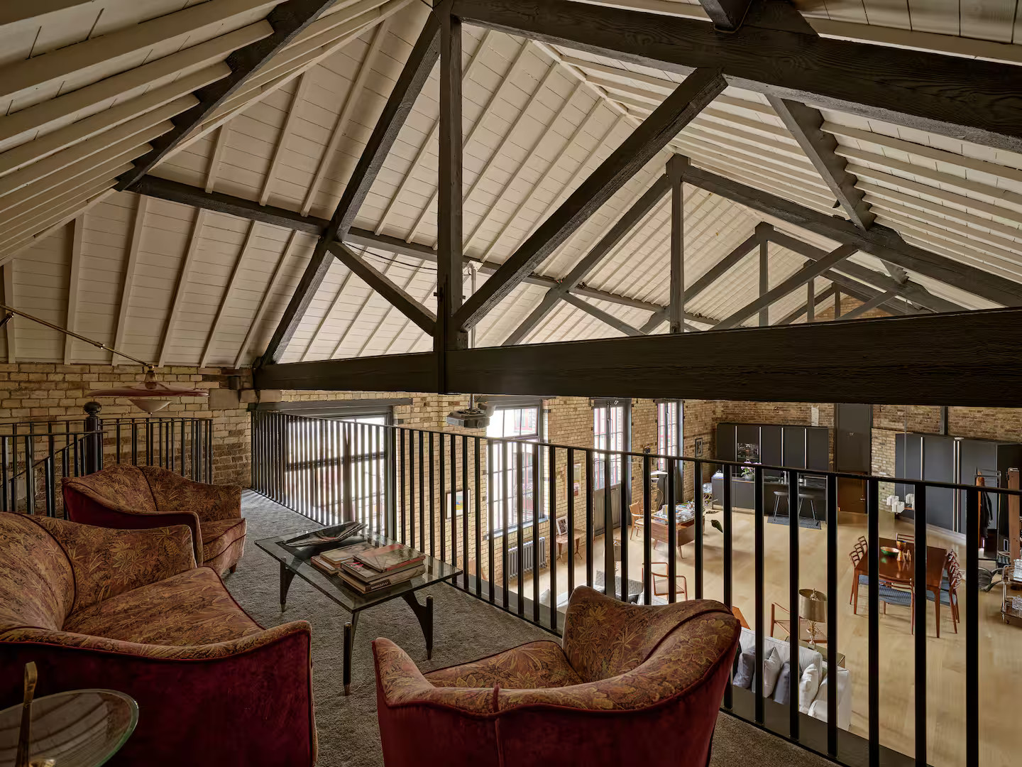 mezzanine sur salon maison privée à Londres