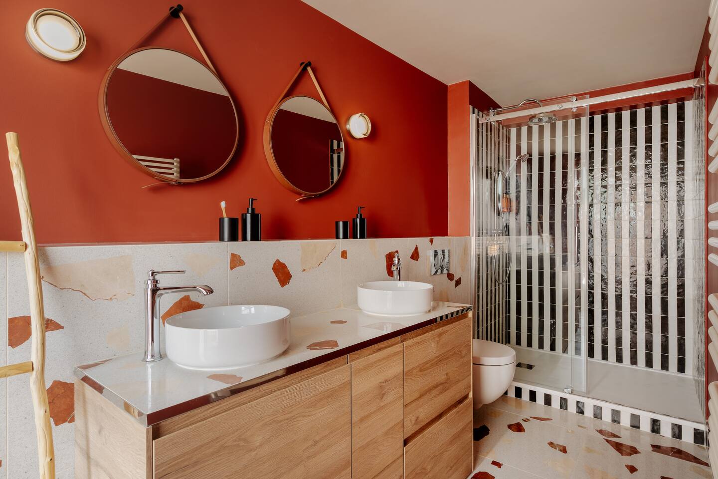 salle de bain terrazzo