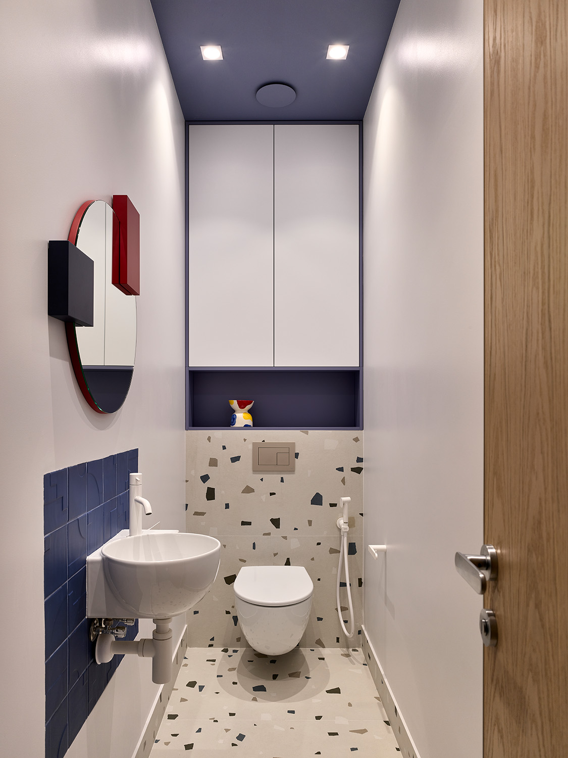 toilettes sol terrazzo