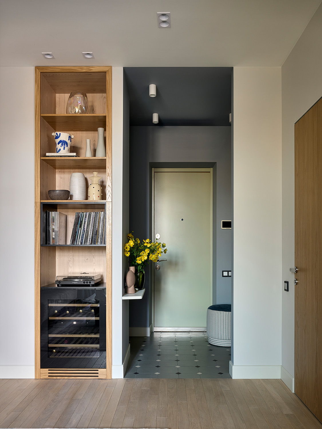 salon et entrée appartement 75m2