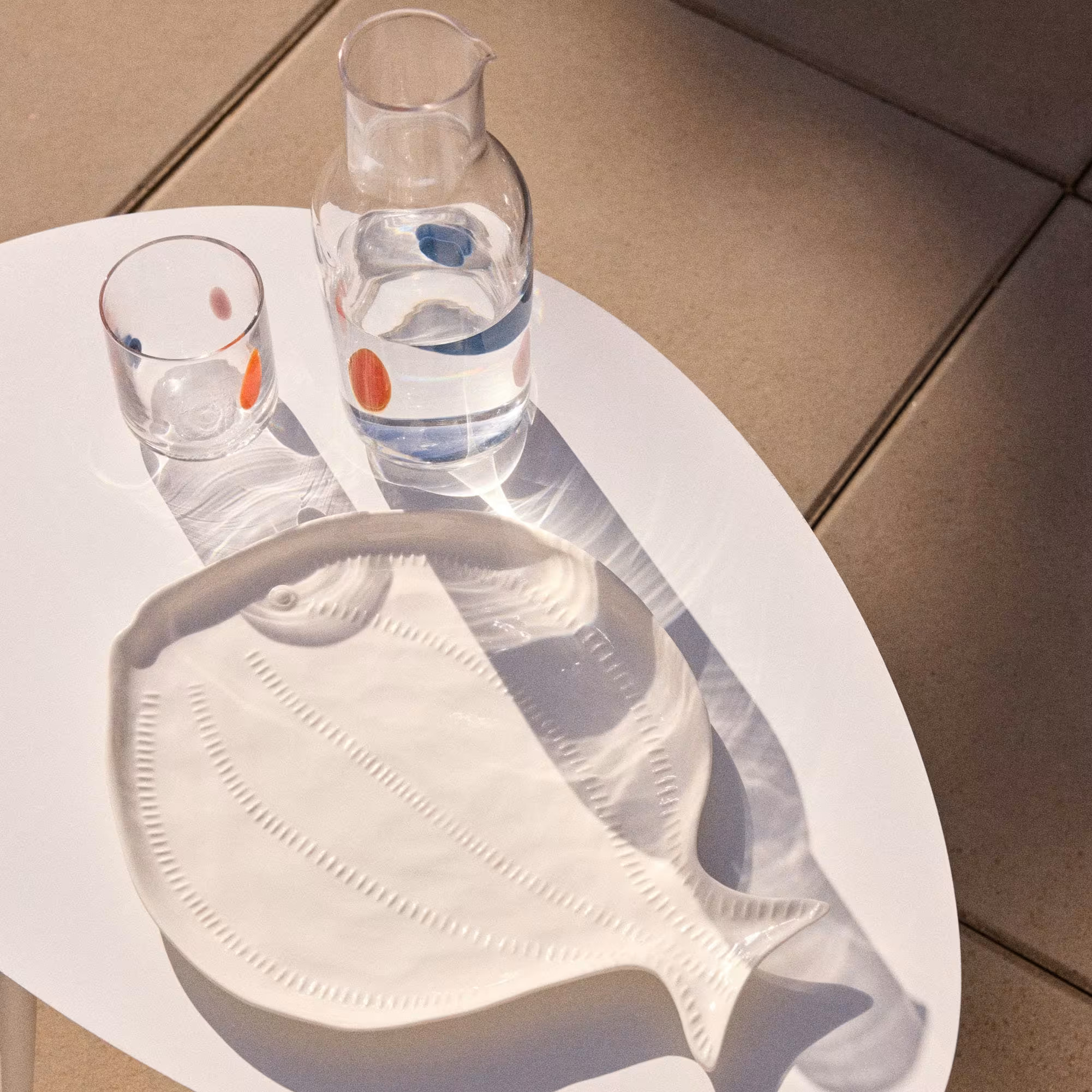 plat en forme de poisson Maisons du Monde collection French Riviera