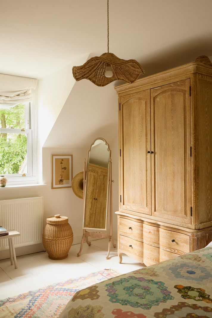 chambre décoration rustique chic maison anglaise