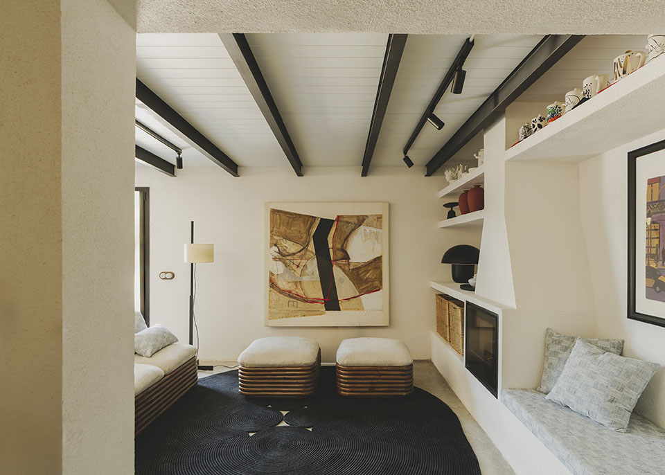 salon maison en pierres rénovée
