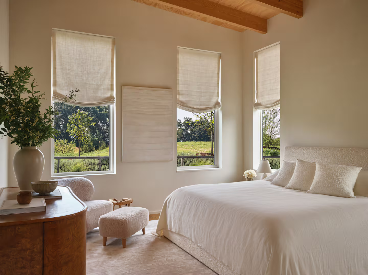 chambre décoration contemporaine naturelle