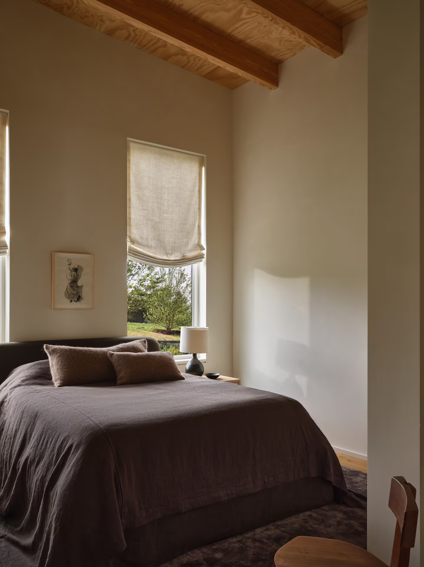 chambre décoration contemporaine naturelle