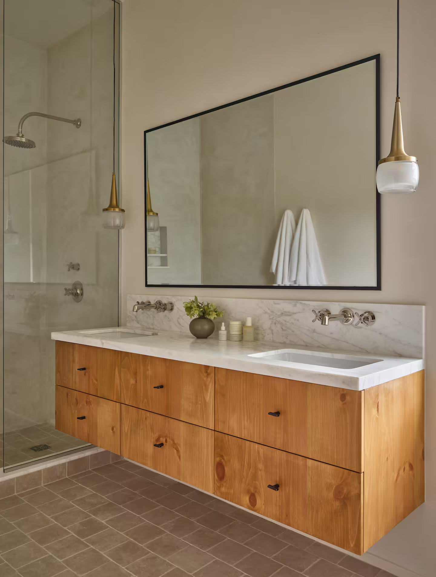 salle de bain décoration contemporaine naturelle