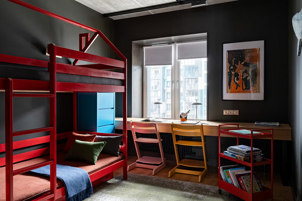 chambre lits superposés 