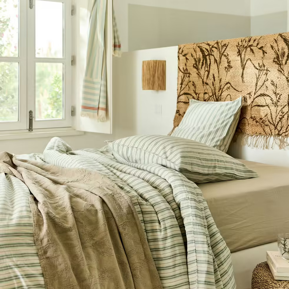 chambre décoration naturelle et artisanale nouvelle collection Alinea Comporta