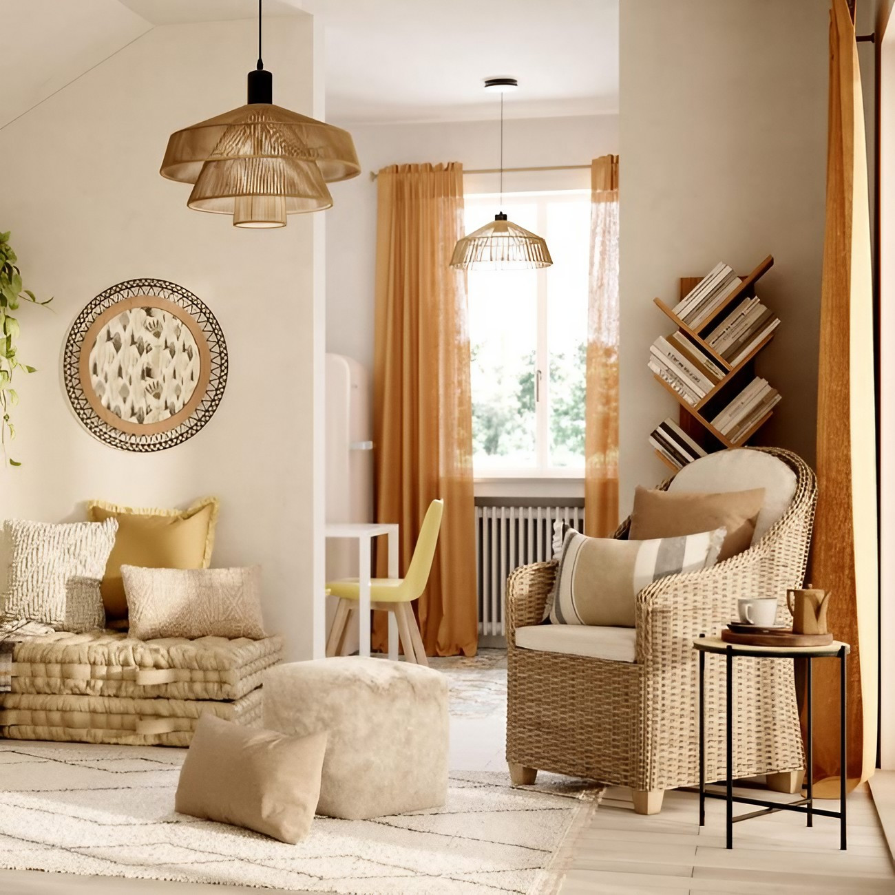 salon décoration naturelle
