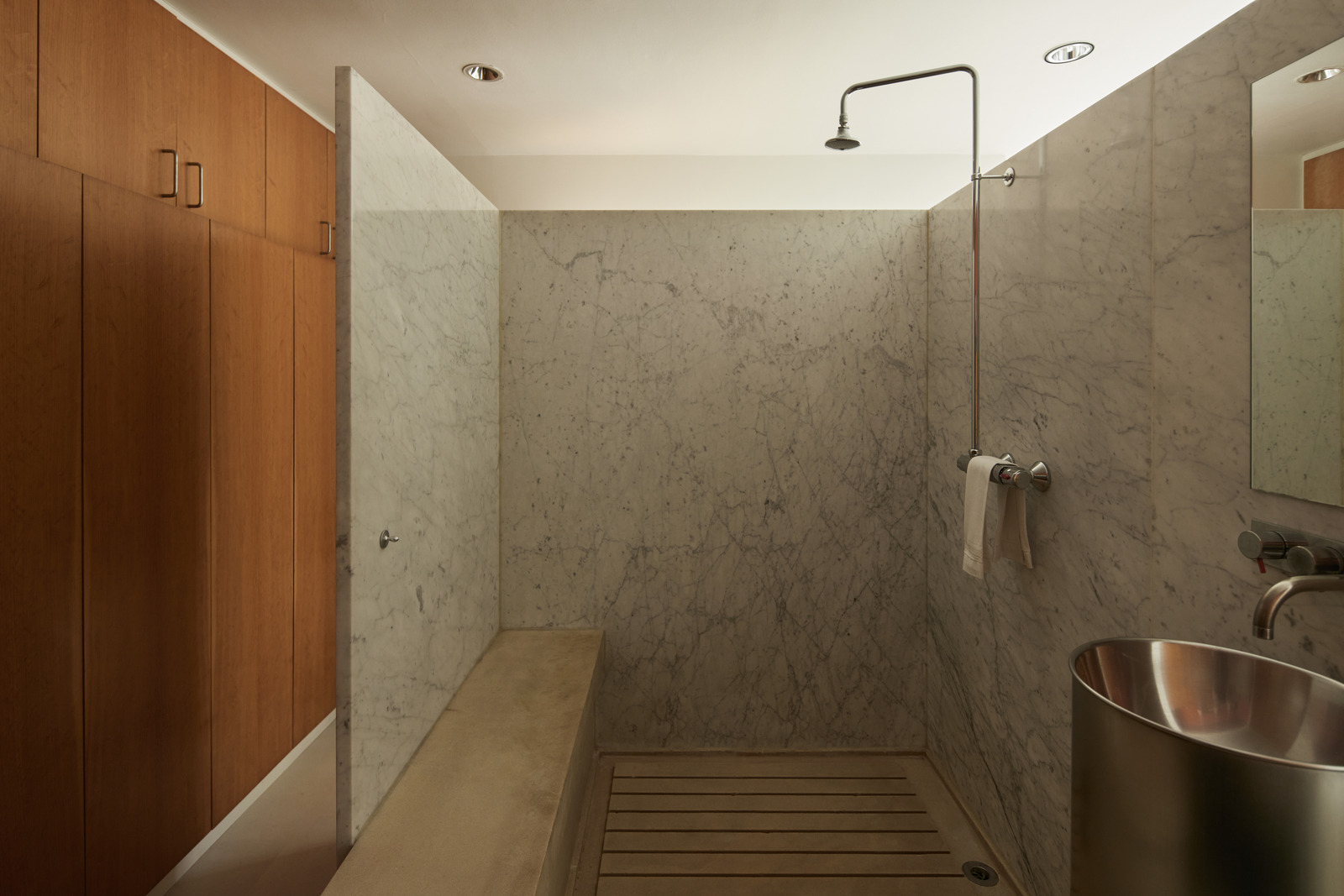 dressing et salle de bain marbre