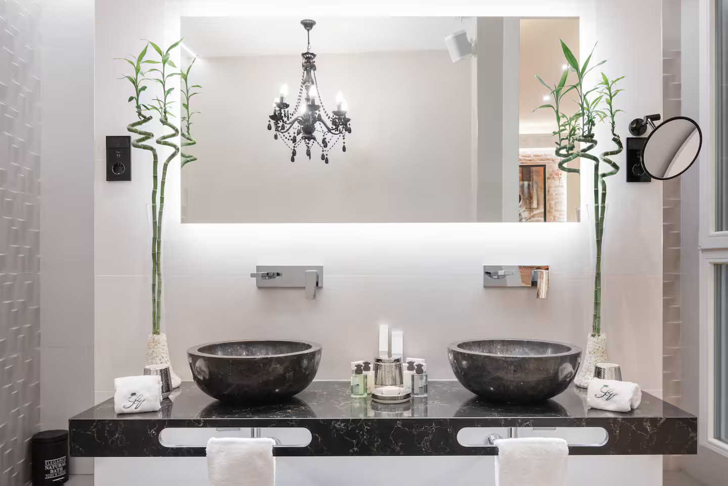 salle de bain blanche et noir marbre salle de bain blanche et noir marbre